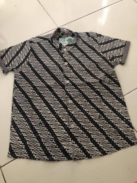 Pop Kidswear   Semar Batik - Kemeja Batik Anak Cap Asli Bahan Premium