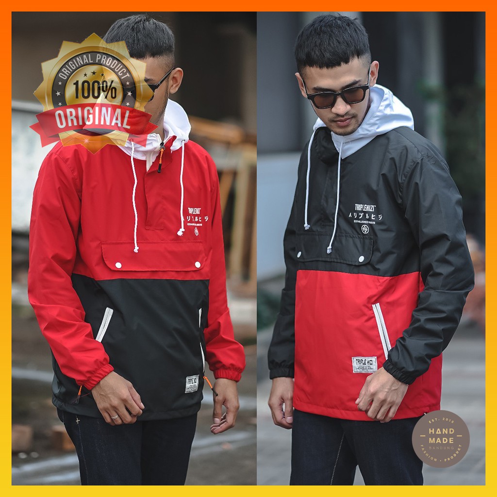 JAKET COUGLE JAKET KANTONG DORAEMON JAKET PRIA JAKET DORAEMON PARASUT JAKET