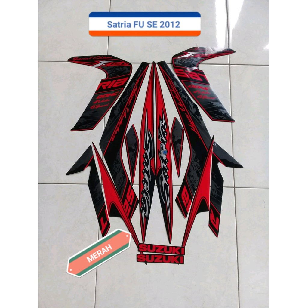 Striping Suzuki Satria Fu SE 2012 Merah