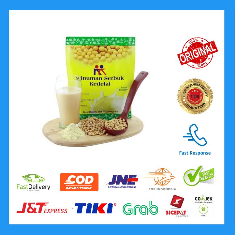 

Susu Kedelai Bubuk Soya Bean Powder Kaya Nutrisi dan Protein Ready Stok yaa