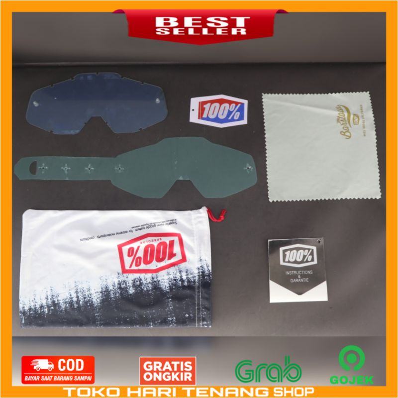 KACAMATA 100% MOTOR CROSS KACAMATA GOOGLE IMPORT