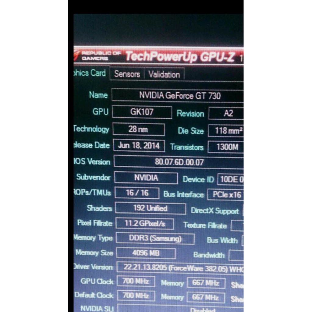 Murah VGA Card Forsa GT730 4 GB DDR3 128 bit PCI E