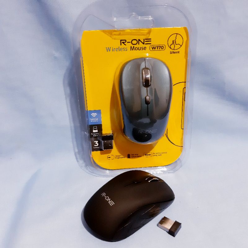 MOUSE WIRELESS R-ONE W170 SILENT, MOUSE BLUETOOTH R-ONE W-170 SILENT