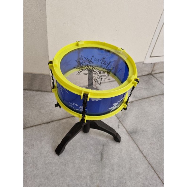mainan alat musik drum anak / big band drum dengan tiang drum diameter 20 cm (Preloved)