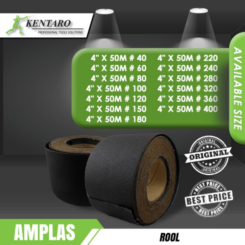 Amplas roll serbaguna 4&quot; sangat tajam / awet.digunakan kentaro japan quality product