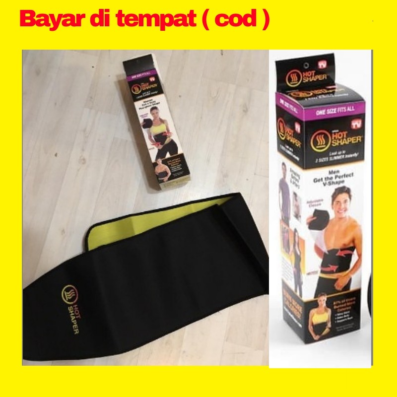 Sabuk Pembakar Lemak, Korset, Hot Shapers Belt Power ( sabuk pembakar lemak unisex )