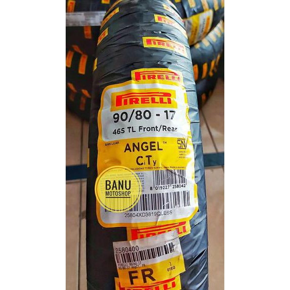 Ban Pirelli Angel City Ukuran 90-80 Ring 17