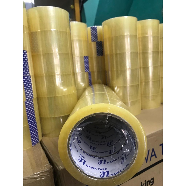 

LAKBAN BENING 2 INCH 48MM X 100Y / ROLL KUALITAS MEREK NAWA TAPE SUPER LENKET