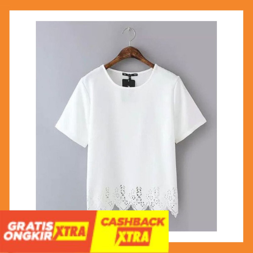 STYLE KOREA KEREN IMPORT MURAH ORIGINAL BISA COD / Laser Blouse