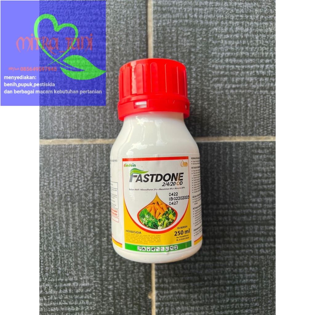 Herbisida sistemik selektif jagung FASTDONE 2/4/20 OD isi 250ml dari INDOIN