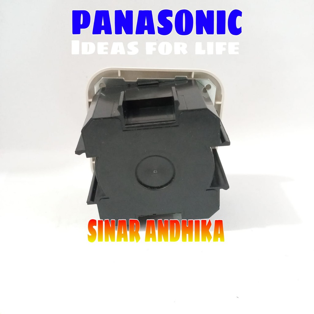 STOP KONTAK SINGLE NON CP PUTIH INBOW PANASONIC WEJP 1131-7+WEJ 5911N