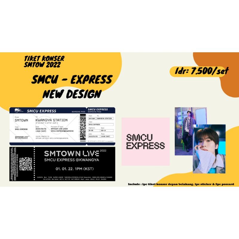 READY STOK : TICKET KONSER SMTOWN LIVE - SMTOWN 2022 : SMCU EXPRESS (Baca Deskripsi)
