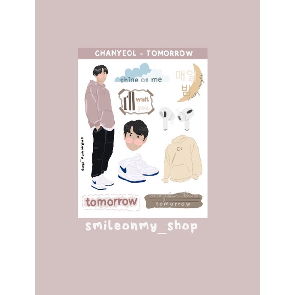 

CHANYEOL STICKER TOMORROW