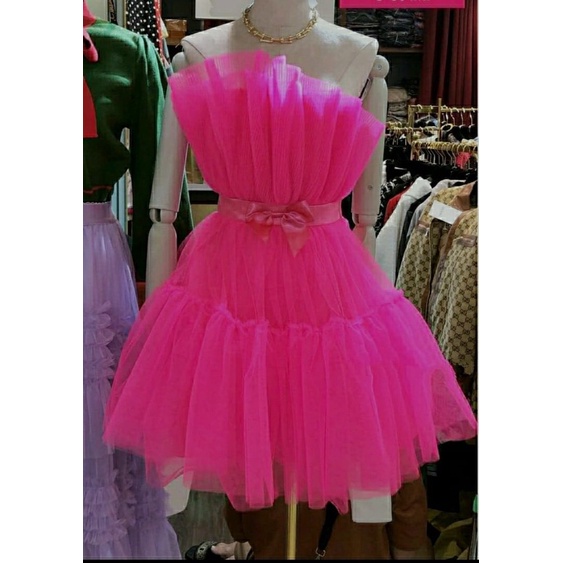 Short Tulle Dress (Impor Bangkok ) /Tutu Dress mirip dengan H&M Giambattista Valli