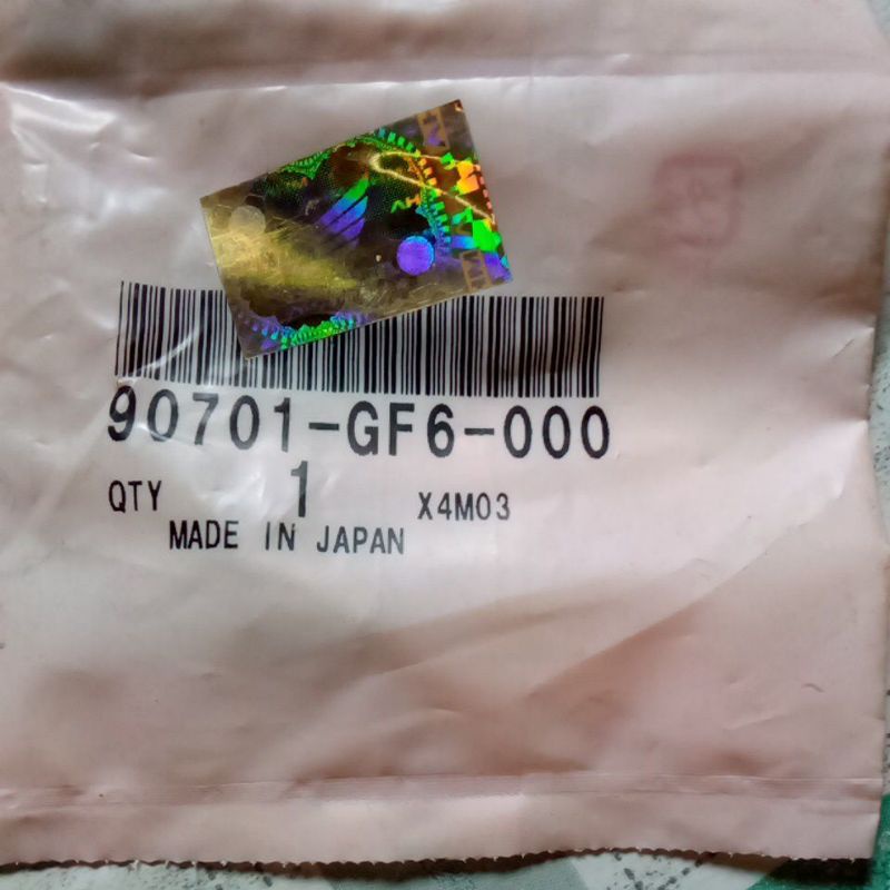 pin dowel Honda win100 90701-GF6-00 Original