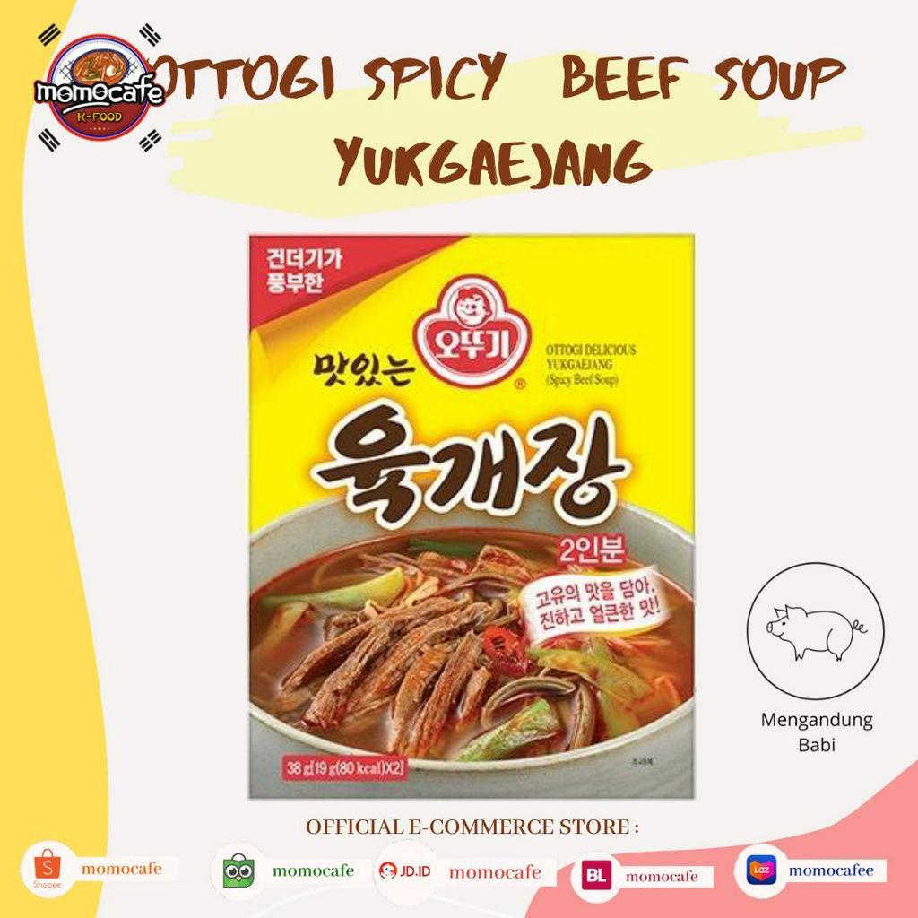 

Ottogi Spicy Beef Soup Yukgaejang 38g - Soup Pedas Daging Sapi Instant