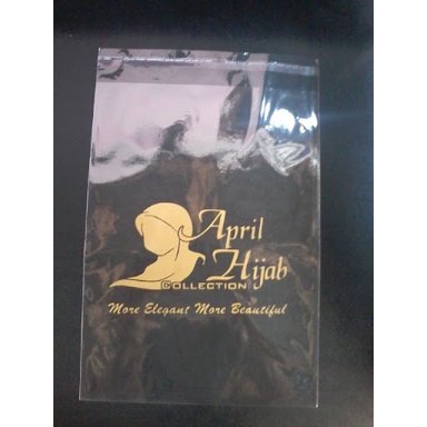 Sablon plastik seal OPP murah 15x24 / sablon plastik hijab dan baju anak / sablon plastik perekat