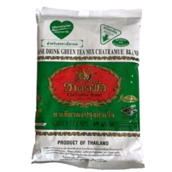 

THAI GREEN MILK TEA CHATRAMUE BRAND 200gr Cha Tra Mue (Chatramue) Teh Hijau Thailand 200 gr