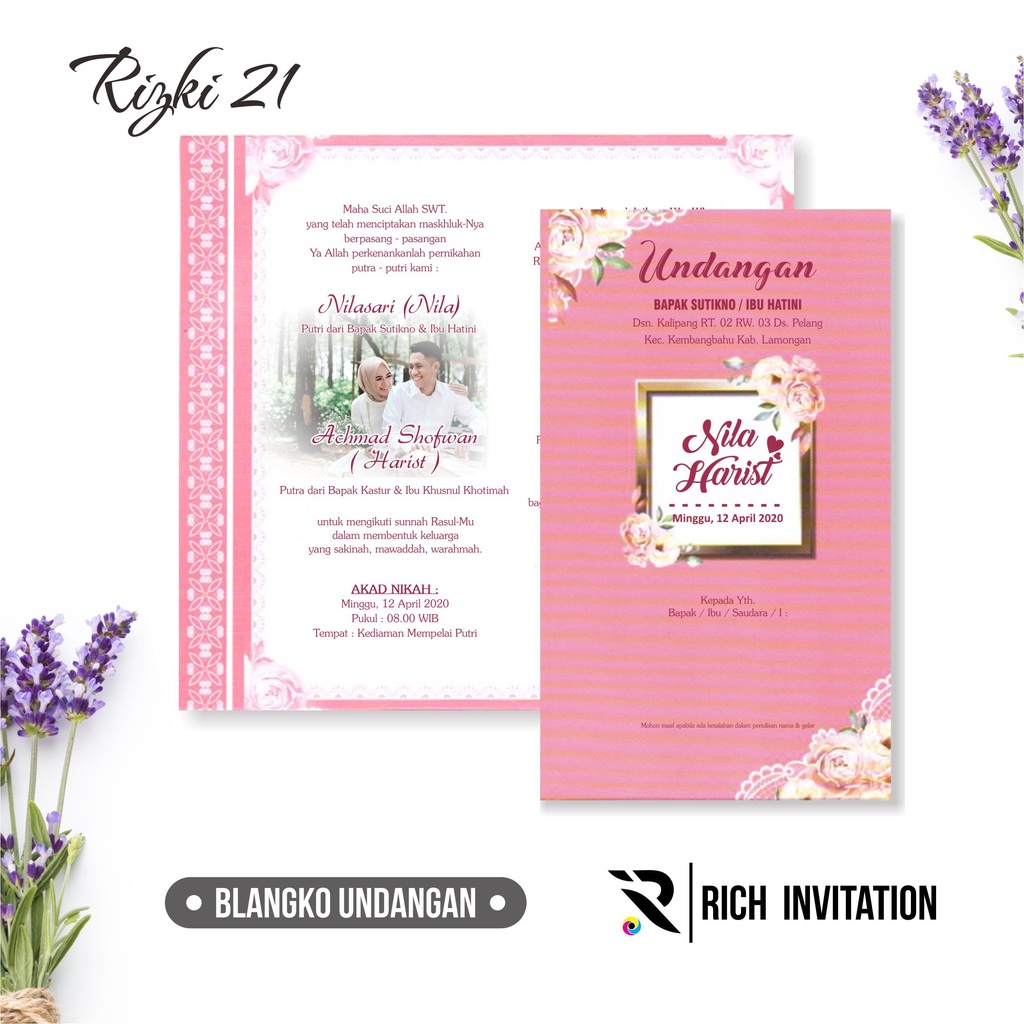 BLANKO UNDANGAN KOSONGAN RIZKI 21