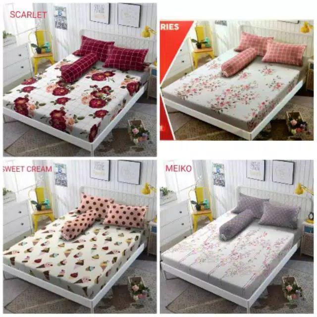 Ls Sprei Kintakun D Luxe 180x200 (6 Kaki) Motif Isaac
