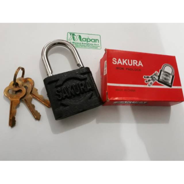 

SAKURA IRON PADLOCK