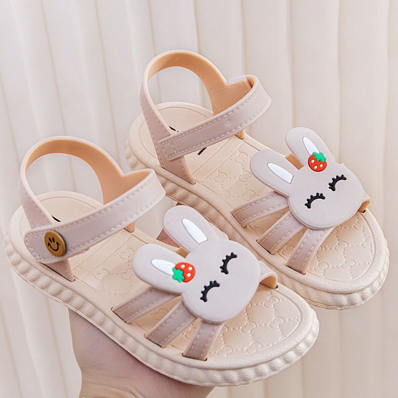 Medan Termurah KD028 (Size 26-35) Sendal anak perempuan import sandal murah bunny strowberry