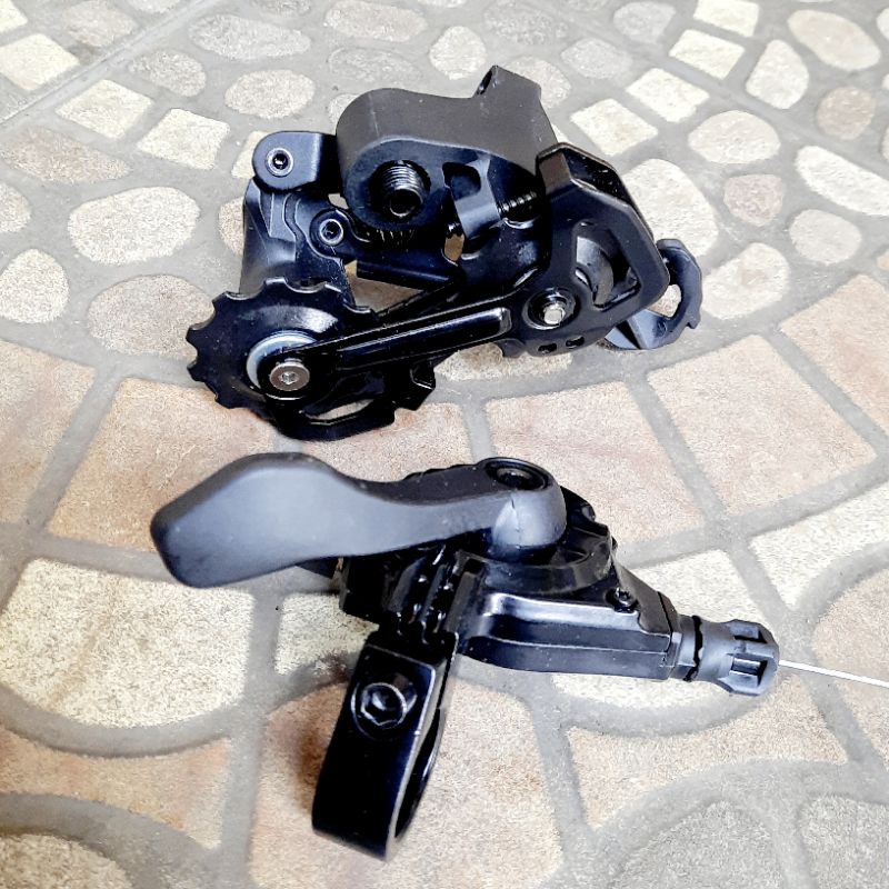 RD dan SHIFTER LTWOO A7 10 speed hitam