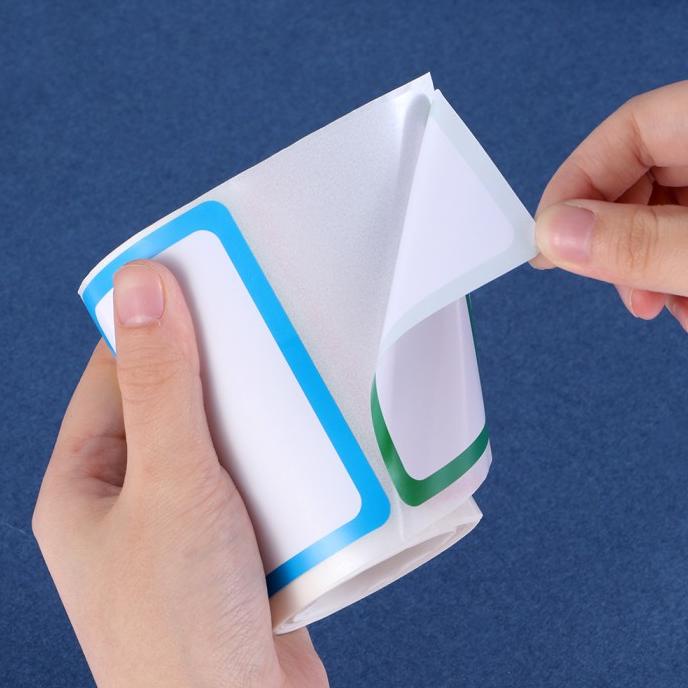 

ECS 150PCS / ROLL STIKER LABEL NAMA KOSONG DENGAN PEREKAT UNTUK SEGEL SDFD31322