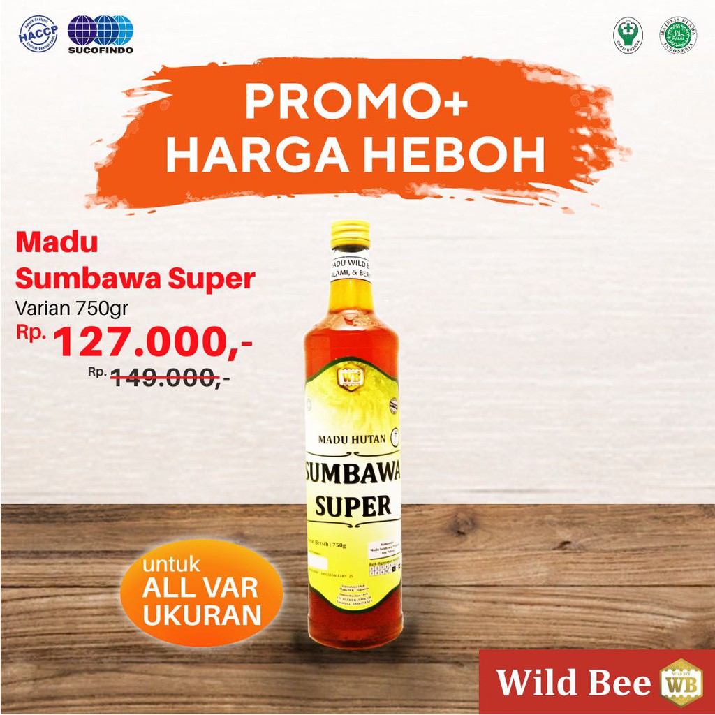 

Madu Sumbawa Super / Lebah Apis Dorsata - Murni & Asli 100%