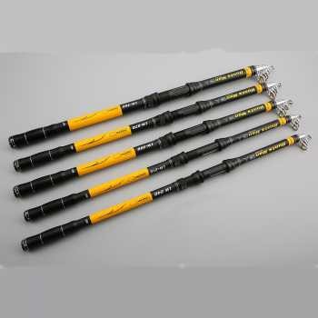 Hunts Man terbaik joran pancing murah Carbon Fiber Telescopic - LW