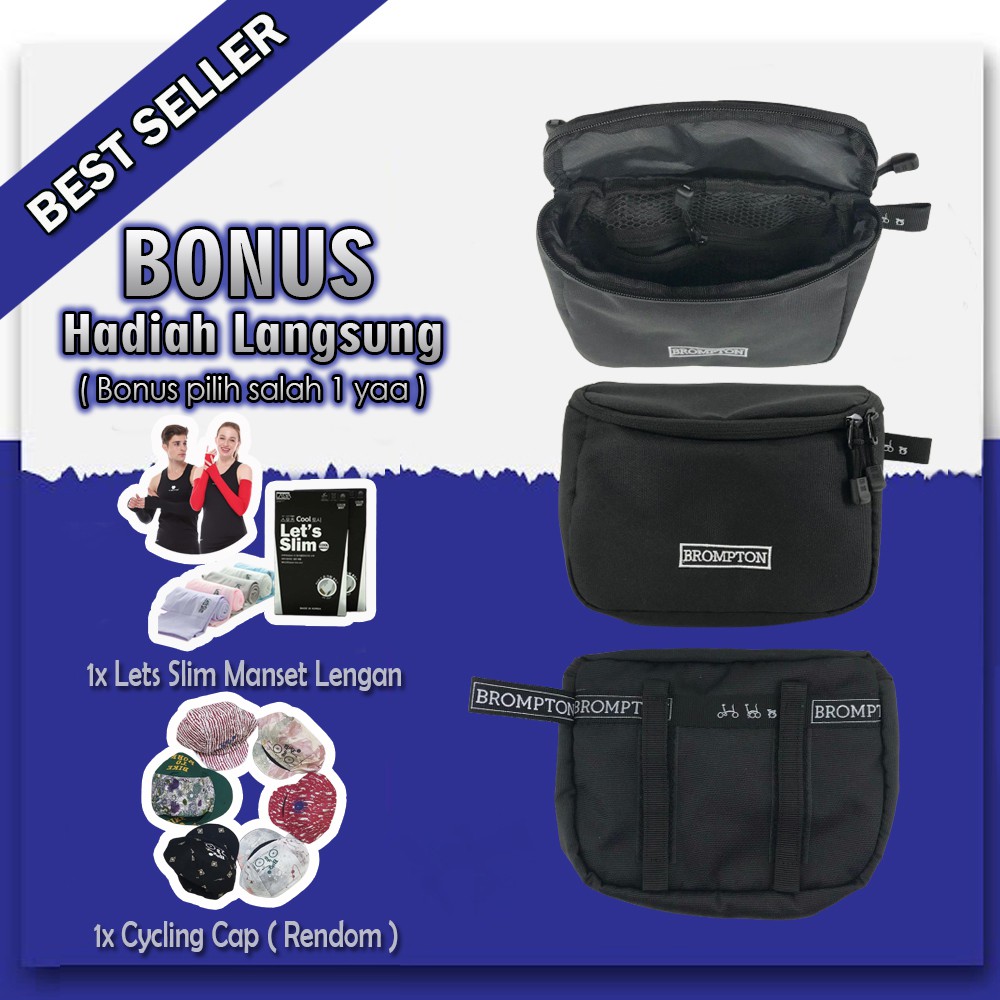 Tas Neology Saddle Pouch Sepeda Lipat Gowes Black