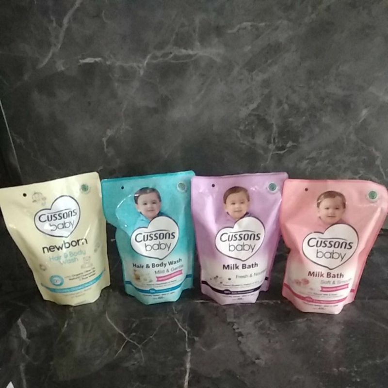 Cussons Baby Hair &amp; Body Wash New Born, Mild&amp;Gentle 400ml