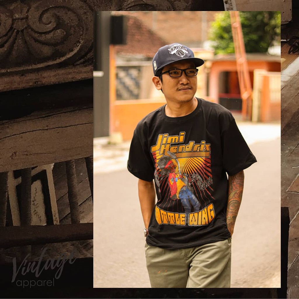 Kaos Musik Jimi Hendrix kaos Gitaris Blues Kaos Legenda Pria