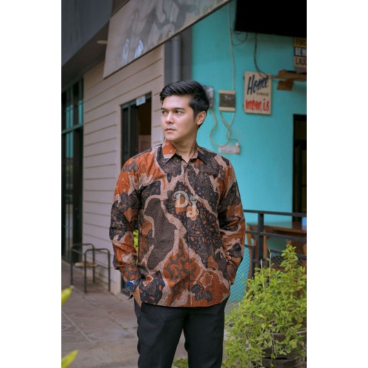 Kemeja batik pria PPBTK07 WSA04 lengan panjang