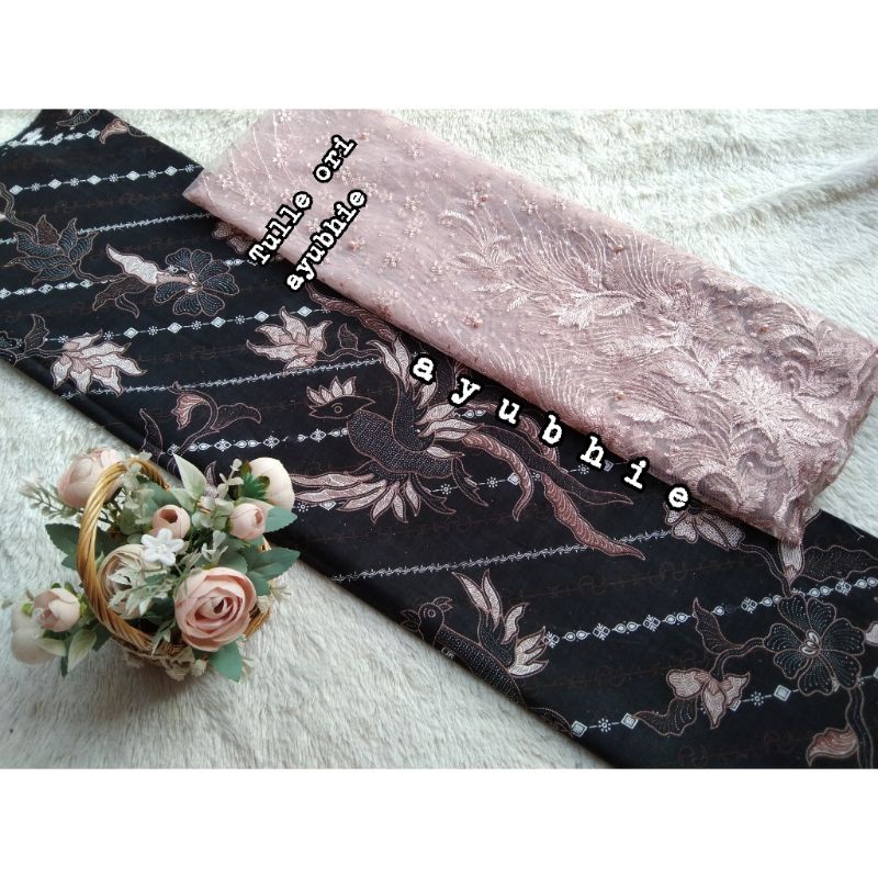 kain batik jarik kebaya couple seragaman ori ayubhie mix brokat cord bridemaids