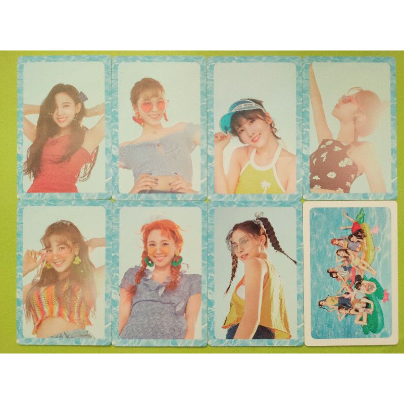 twice photocard pc pob preorder benefit summer nights A version
