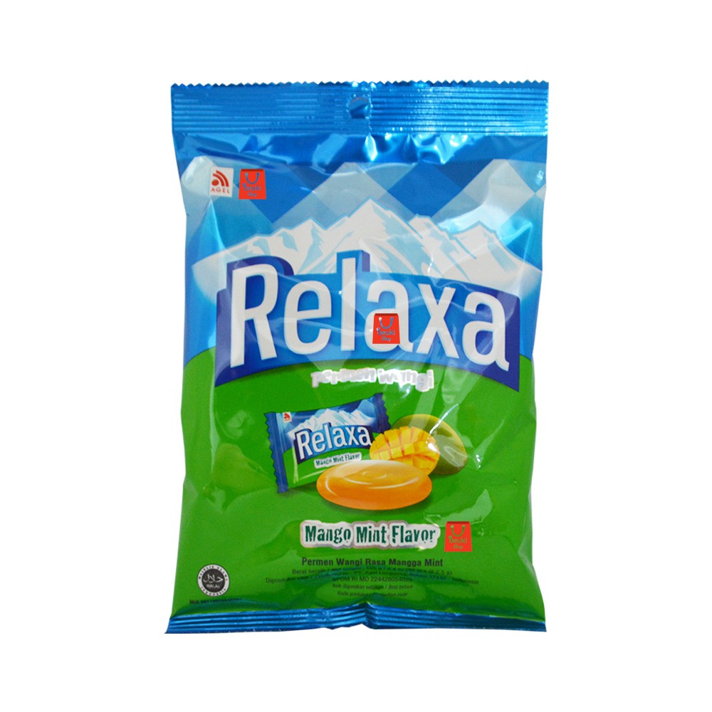 

Relaxa Mango Mint Permen Wangi Penyegar Mulut Rasa Mangga Mint - 125gr