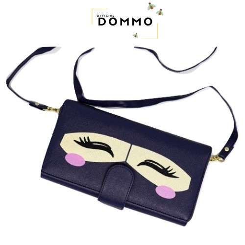 [LOKAL] DOMMO - D1099 DOMPET NIQAB - Dompet Lipat Wanita MORYMONY BISA COD DARI JAKARTA