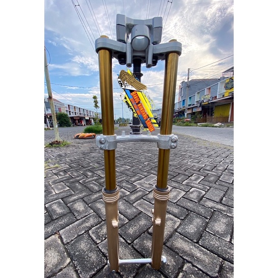 Shock skok depan NINJA RR/R as gold & standar pnp Tiger MP GL CB naruto, gorilla, agras, nagoya dan 