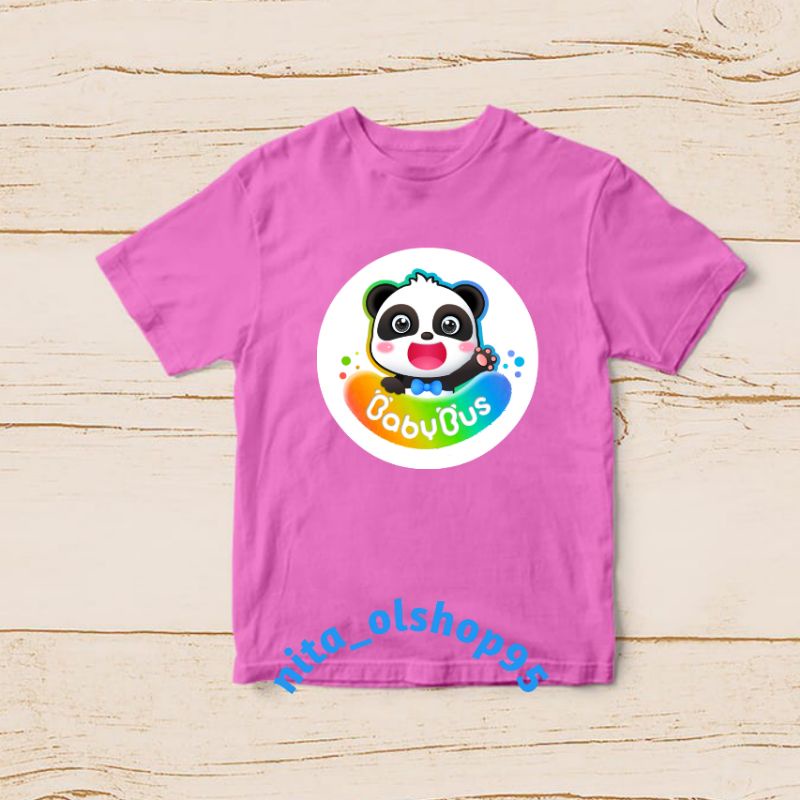baju anak kaos anak babybus kartun anak