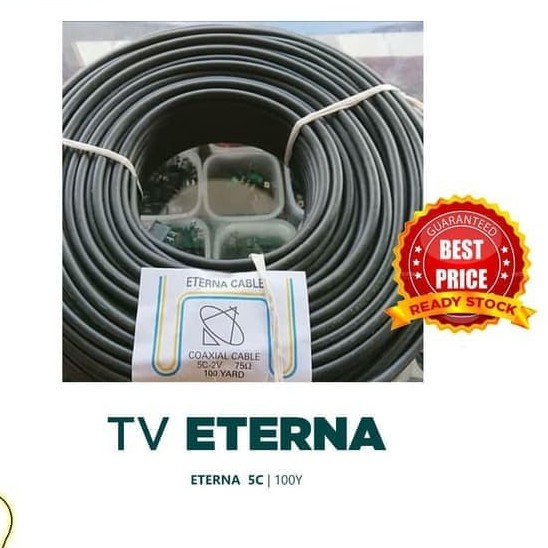 Kabel antena ETERNA kabel coaxial kabel TV 5c 100Y