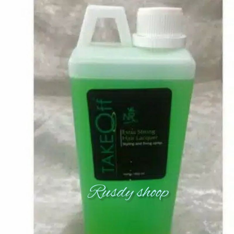 nr take off /take off hair spray non aerrosol 1000 ml hairspray rambut