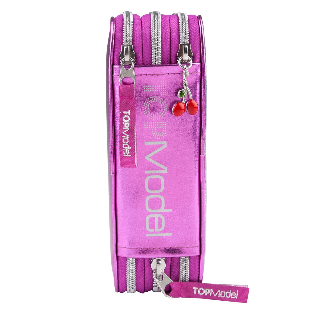

TM 6614 TOPModel Filled Pencil Case Triple Friends purple