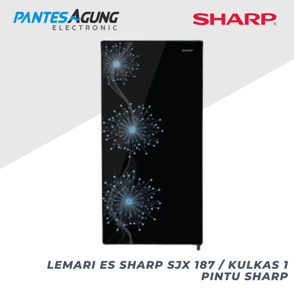 LEMARI ES SHARP SJX 187 / KULKAS 1 PINTU SHARP