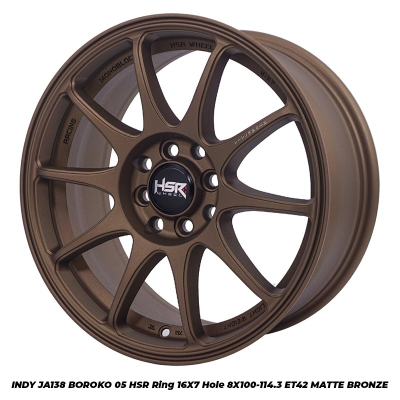 Velg Mobil Honda Jazz Yaris Mobilio Ring 17 Hsr Wheel Original Type Indy