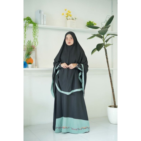Gamis Almira set hijab premium itycrepe free cadar