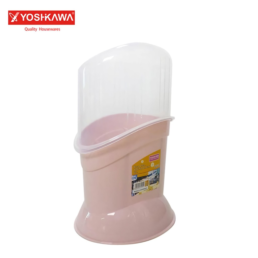 

YOSHIKAWA Tempat Sendok Peralatan Makan Cutlery Storage EVL-ST-03 Pink