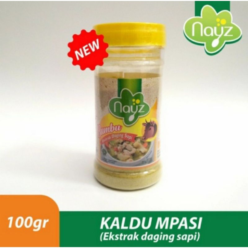 NAYZ Kaldu Organik Sehat Rasa Daging Sapi Non MSG 100gr