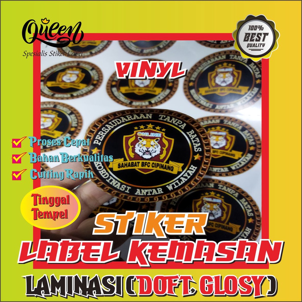 

PROMO BIG SALE !!!!!!!!! | STIKER VINYL PREMIUM A3+ FREE CUTTING + LAMINASI