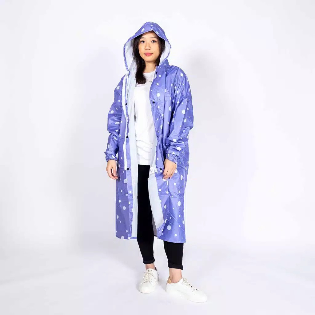 JAS HUJAN WANITA KOREA MANTEL HUJAN PEREMPUAN DEWASA RAINCOAT GIRL IMPORT  A19